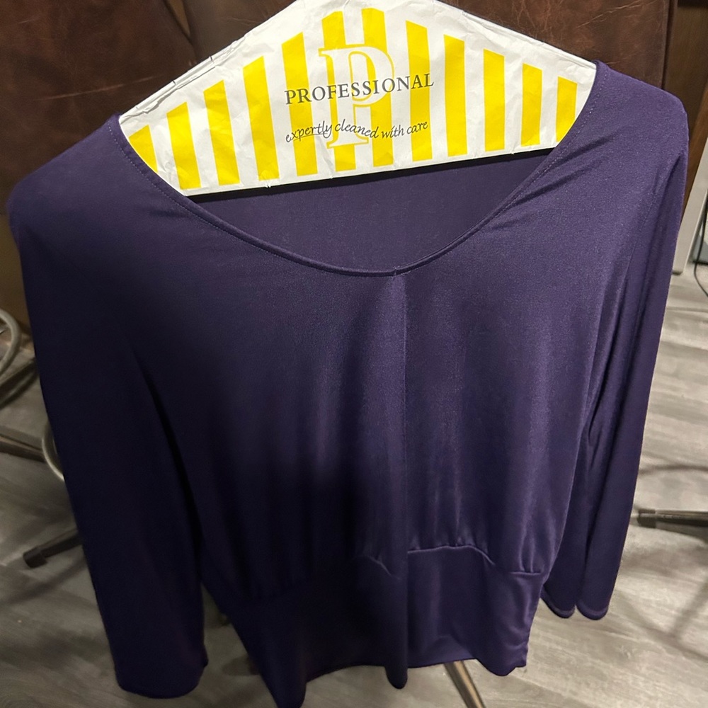 Another Reason-Purple with gold grommets on sleeves